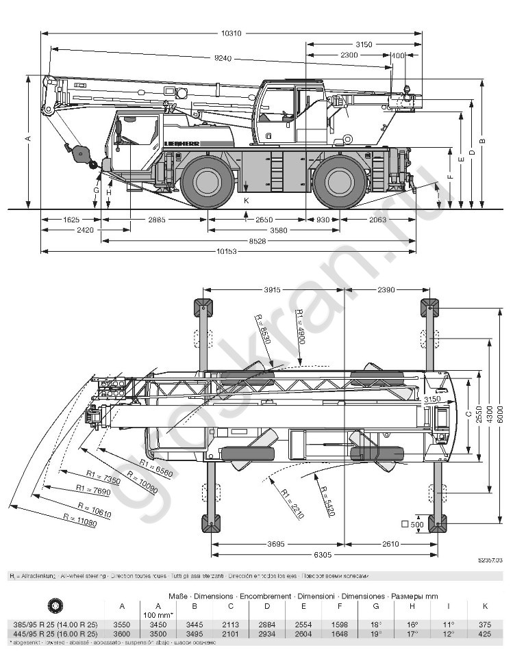 База крана. Liebherr кран 100 тонн габариты. Габариты крана Либхер 100 тонн. Кран 100т характеристики. Габарити кран лифхер 100 тон.